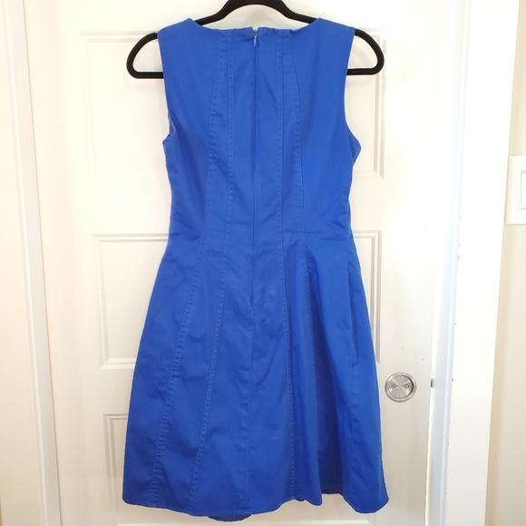 Calvin Klein Vibrant Blue Midi Dress - Picture 9 of 11